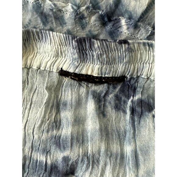 Free People "Serious Swagger". Blue Tie Dye Long Skirt. M - Picture 6 of 6